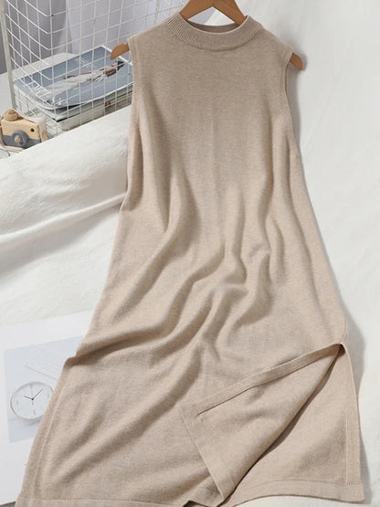 OCEANLOVE Vintage A-Line Sleeveless Casual Dress