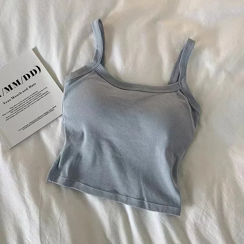 Crop Top Women Sexy Sleeveless Tops Fashion