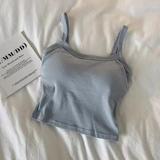 Crop Top Women Sexy Sleeveless Tops Fashion