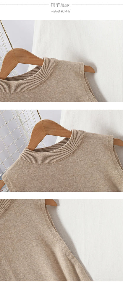 OCEANLOVE Vintage A-Line Sleeveless Casual Dress