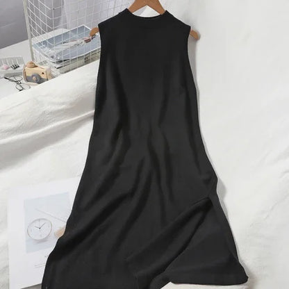 OCEANLOVE Vintage A-Line Sleeveless Casual Dress