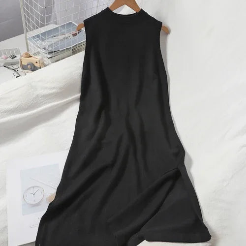 OCEANLOVE Vintage A-Line Sleeveless Casual Dress