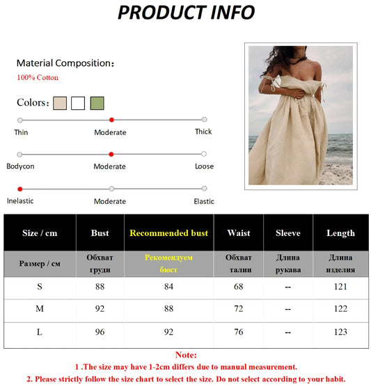 Bornladies Vintage A-line Cotton V-neck Sling Dress