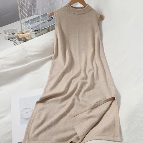 OCEANLOVE Vintage A-Line Sleeveless Casual Dress