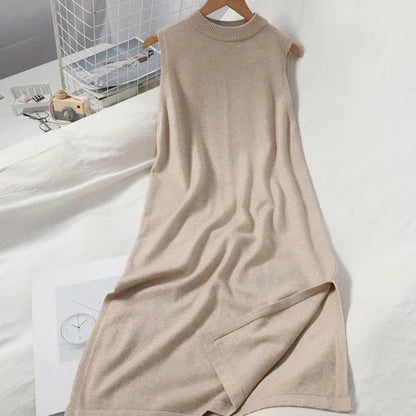 OCEANLOVE Vintage A-Line Sleeveless Casual Dress
