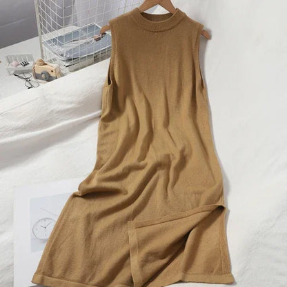 OCEANLOVE Vintage A-Line Sleeveless Casual Dress