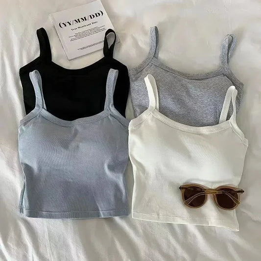 Crop Top Women Sexy Sleeveless Tops Fashion