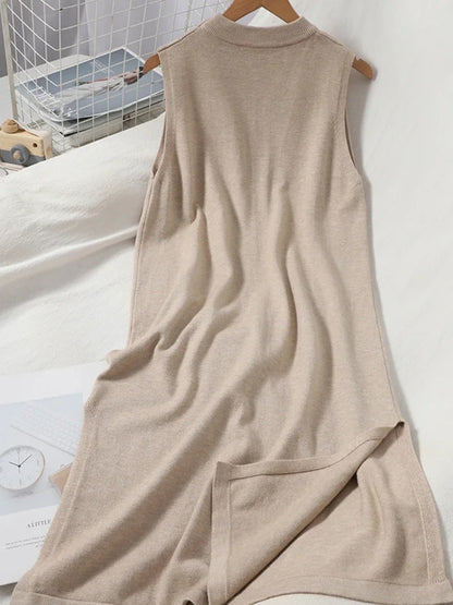 OCEANLOVE Vintage A-Line Sleeveless Casual Dress